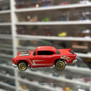 Hot Wheels 57 Chevy Red Mainline 1/64