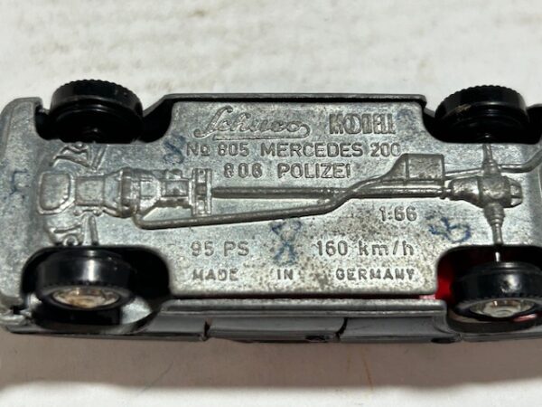 Mercedes 200 806 Polizei Schuco 1/66 – Image 4