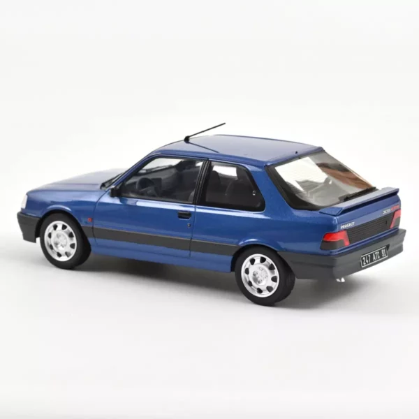 Peugeot 309 GTi 16 1991 Bleu Miami Norev 1/18 – Image 9
