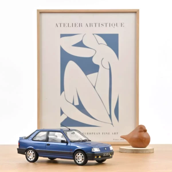Peugeot 309 GTi 16 1991 Bleu Miami Norev 1/18 – Image 10