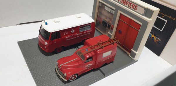 Diorama Sapeurs Pompiers 1/43
