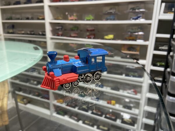 Locomotive Bleue Western Majorette 1/67