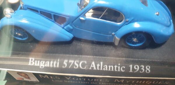 Bugatti 57 SC Atlantic 1938 " Mes Voitures Mythiques Dominique Chapatte " 1/43 – Image 2