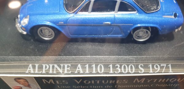 Alpine A110 1300 S 1971" Mes Voitures Mythiques Dominique Chapatte " 1/43 – Image 2