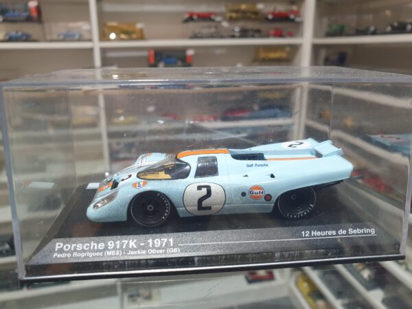 Porsche 917k- 1971 Gulf 12h de sebring 1/43 accidentée