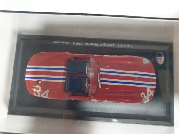 Maserati Collection Type 61 Cage/ Drogo #34 Reims 1963 Casner – Image 3