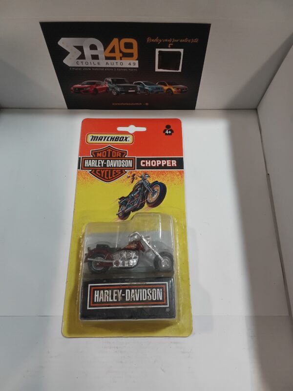 Harley Davidson Chopper Matchbox 1/32