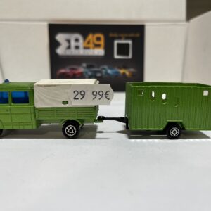 Majorette Ensemble Mercedes Travaux Publics vert n°233 1/70