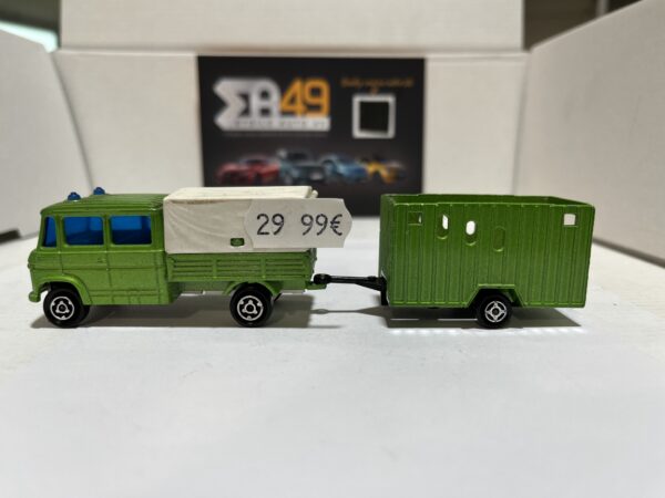 Majorette Ensemble Mercedes Travaux Publics vert n°233 1/70