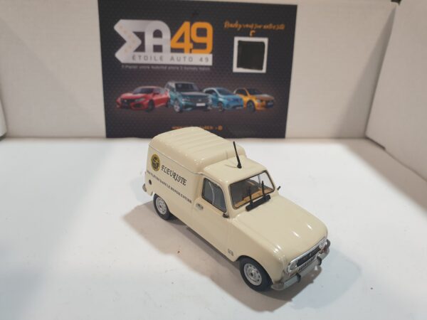 RENAULT 4 F6 Interflora 1986 1/43 Universal hobbies – Image 2