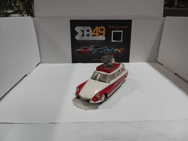 Citroën Break ID19 Radio Télé Luxembourg Norev 1/43 – Image 3