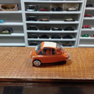 Micro Car Heinkel Kabine Orange 1956 1/43