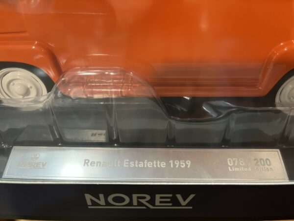 Renault Estafette 1959 Orange 1/18 - série limitée numérotée 200pcs – Image 4