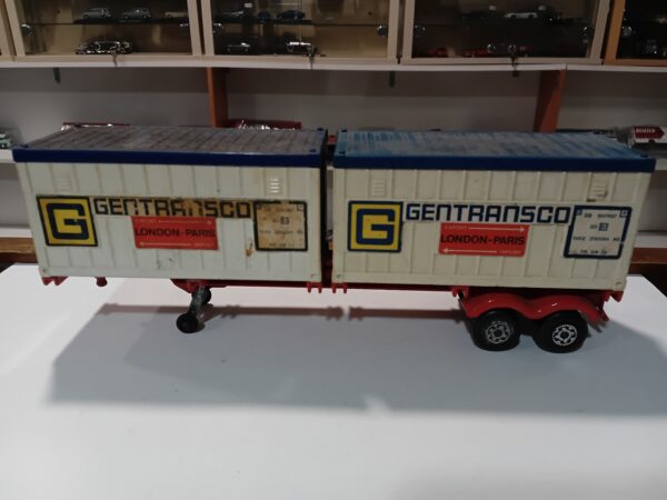 Remorque camion Matchbox Red Scammell Crusader 1973