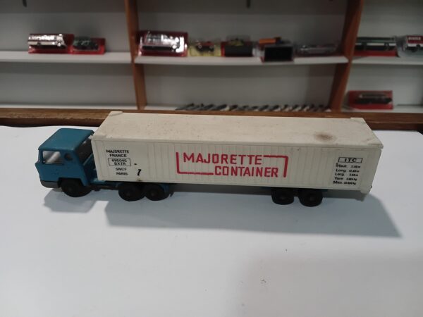 Majorette - Camion Bernard - Remorque Majorette Container 1/100