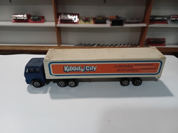Camion Mercedes - Remorque Kiddie City - Majorette 1/100