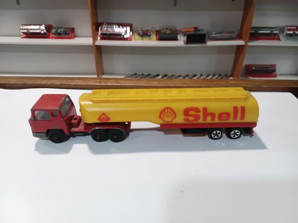 Camion Bernard - Remorque Shell Jaune n°364 - Majorette 1/100