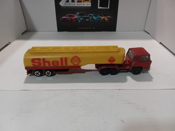 Camion Bernard - Remorque Shell Jaune n°364 - Majorette 1/100 – Image 4