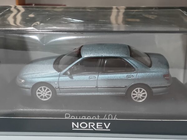 Peugeot 406 2002 Bleu Samarkand 1/43 Norev – Image 2
