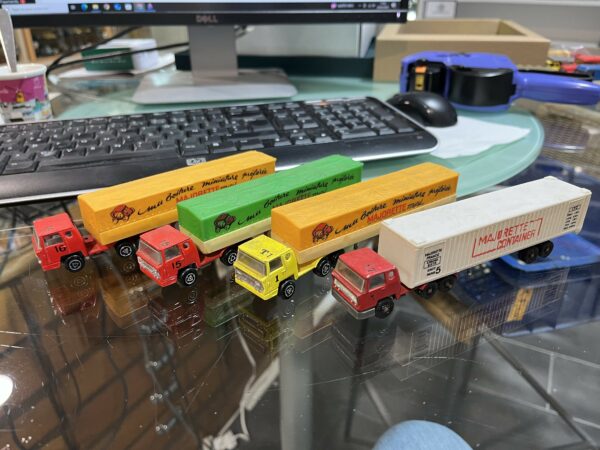 Lot Camions Bernard - Remorques Majorette - Majorette 1/100 (RESERVE)