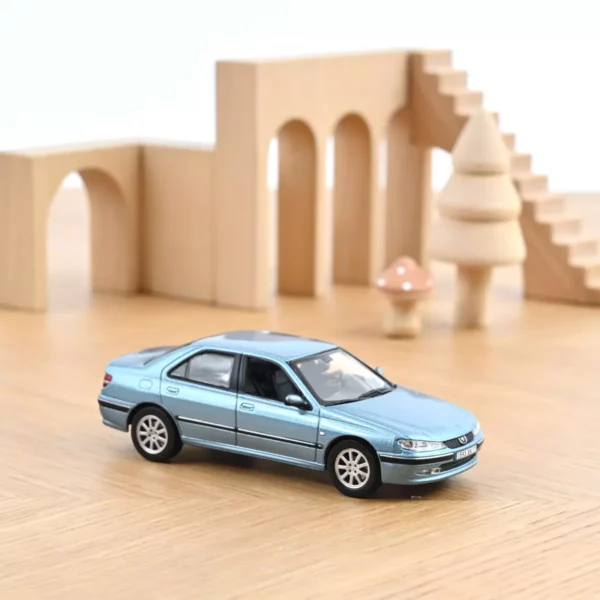 Peugeot 406 2002 Bleu Samarkand 1/43 Norev – Image 3