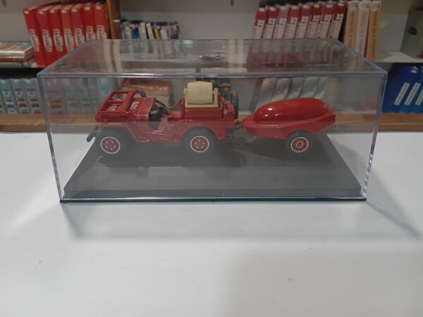 Jeep Willys Pompiers S.D.I du Var Cogolin + Moto Pompe Solido 1/43