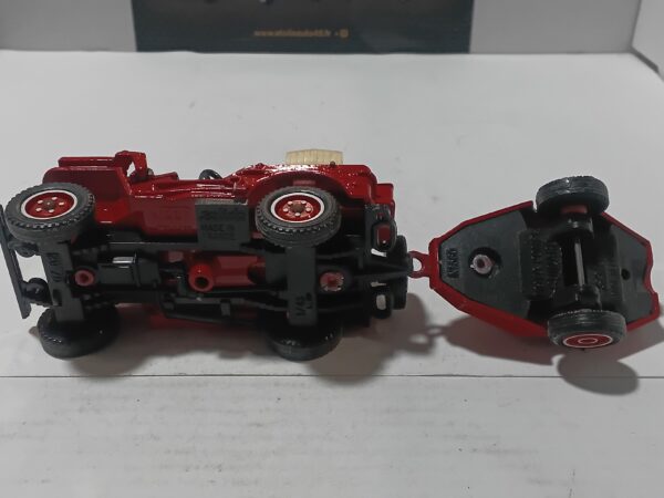 Jeep Willys Pompiers S.D.I du Var Cogolin + Moto Pompe Solido 1/43 – Image 5