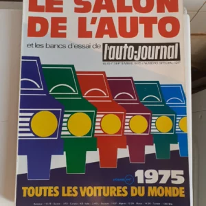 Magazine L'Auto Journal Toutes les voitures du Salon 75