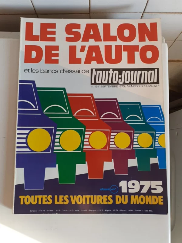 Magazine L'Auto Journal Toutes les voitures du Salon 75