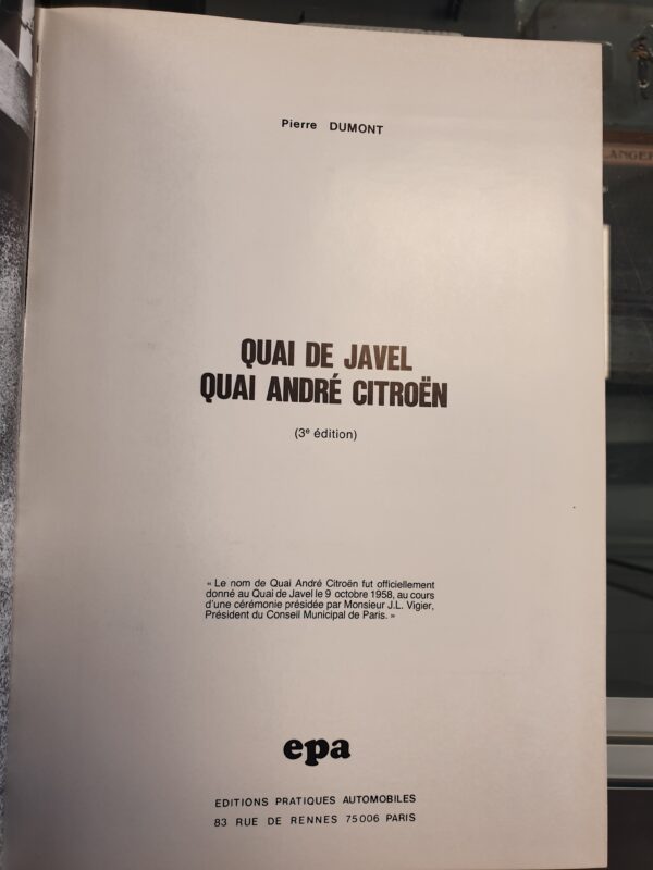 Collection Prestige de l'automobile - Qui de Javel quai André Citroën P Dumont – Image 2