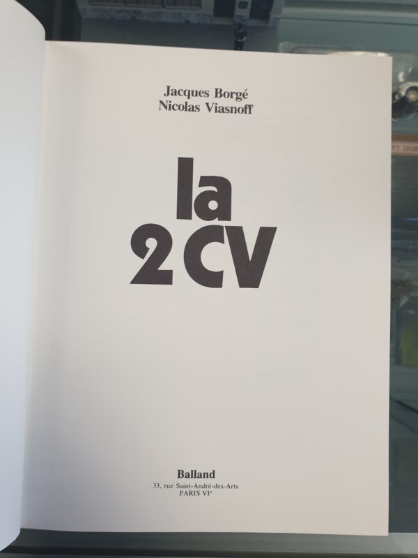 Livre la 2 CV Jacques Borgé Nicolas Viasnoff - Henri veyrier – Image 2
