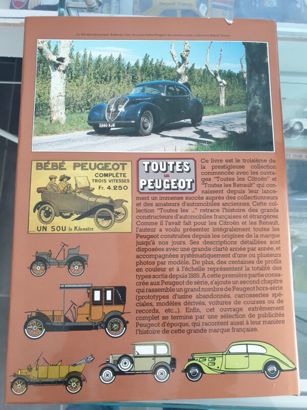 Livre René Bellu Toutes les Peugeot Des origines à nos jours – Image 5