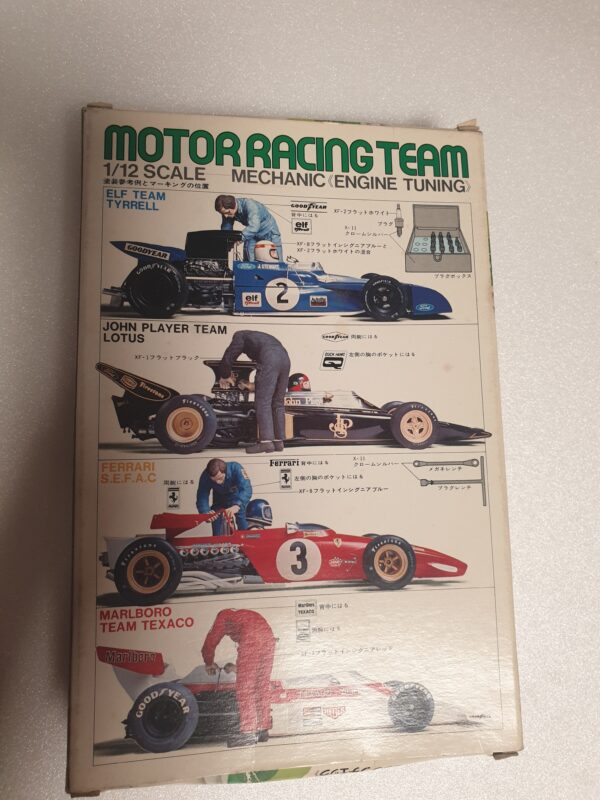 Figurine Motor Racing team Mechanic Engien Tuning 1/12 Tamiya – Image 5