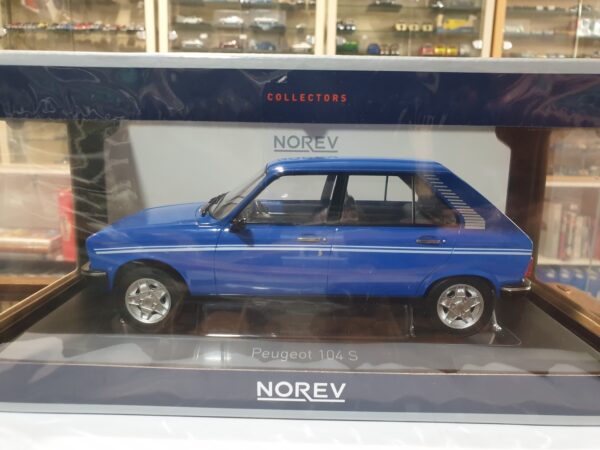 Peugeot 104 S 1981 Bleu Ibis 1/18 Norev