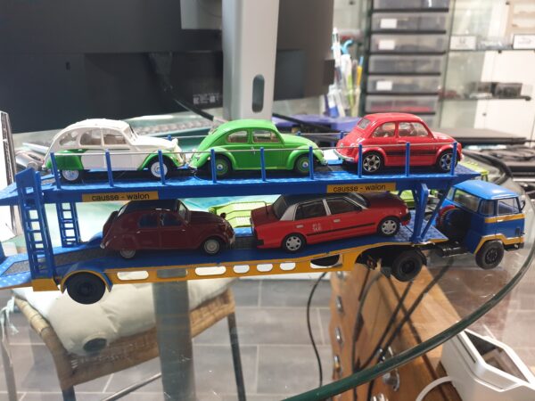 Camion Unic Auteuil Semi porte Voiture IXO Clausse Walon 1/43 ( vendu sans voiture ) – Image 3
