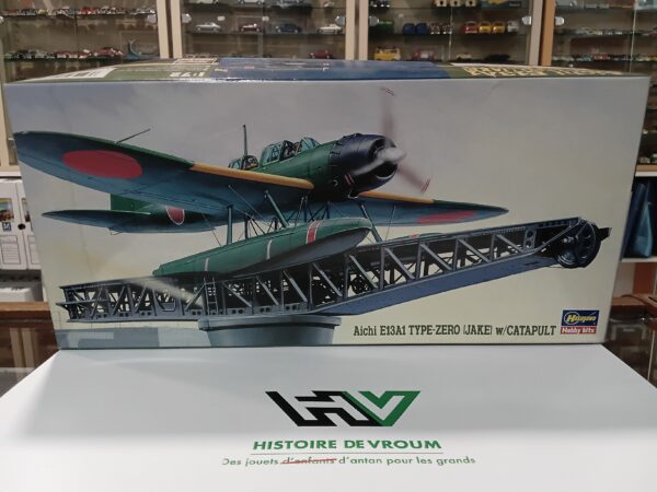 Maquette Aichi E13A1 Type-Zero (Jake) w/Catapult Hasegawa 1/72