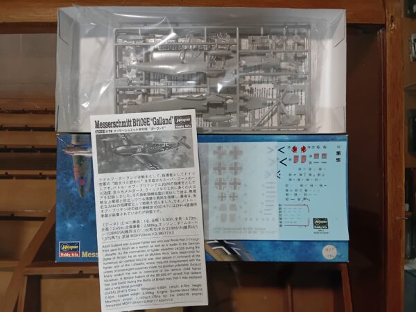 Maquette Messerschmitt Bf109E Galland Hasegawa 1/72 – Image 2