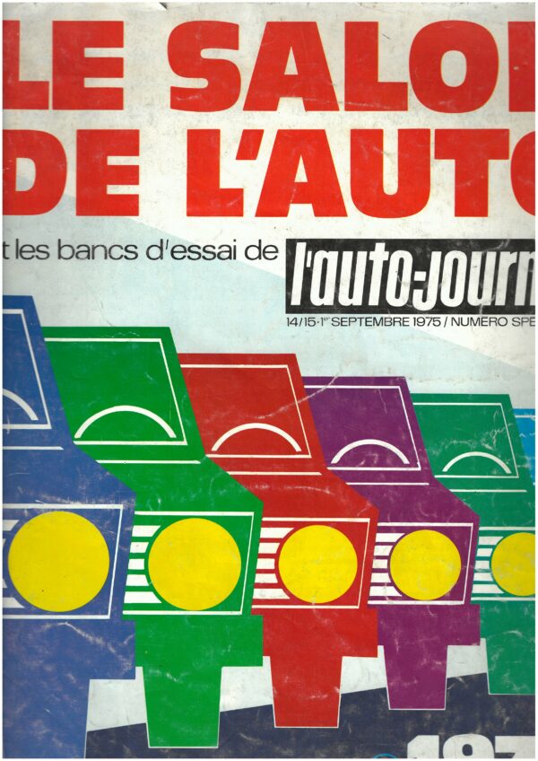 Magazine L'Auto Journal Toutes les voitures du Salon 75 – Image 2