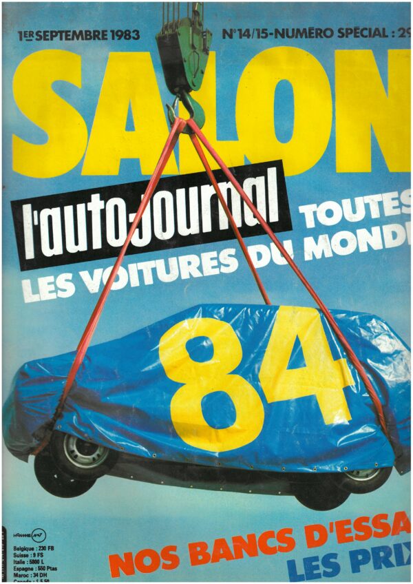 Magazine L'Auto Journal Toutes les voitures du monde 84