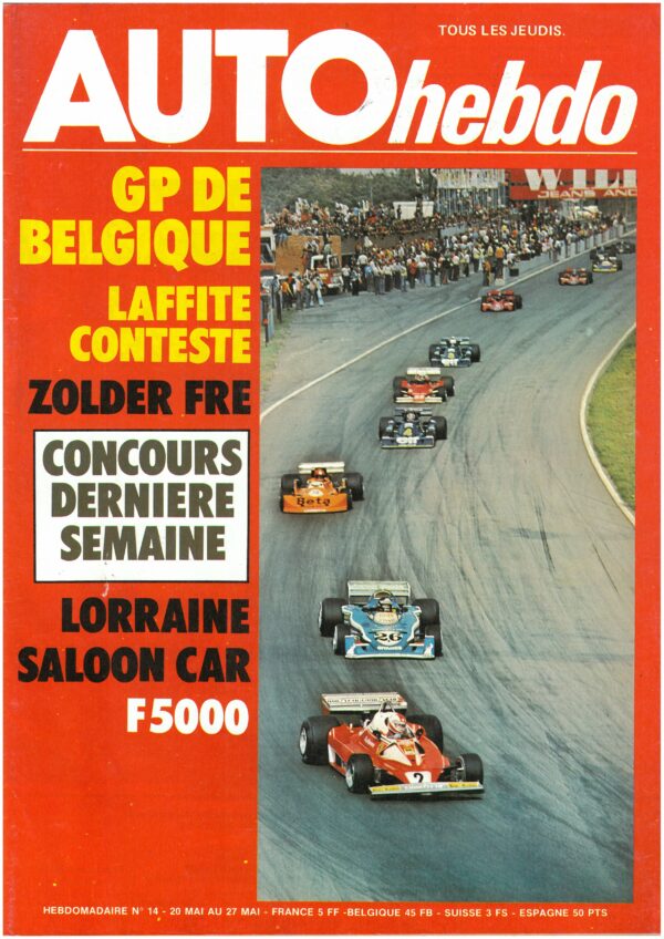 Auto Hebdo N°14 1976