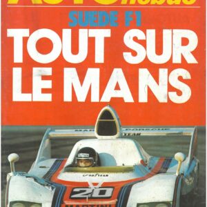 Auto Hebdo N°18 17/06 1976 24h du MANS GP SUEDE BMW 633 CSL