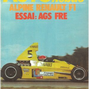 Auto Hebdo N°19 1976 RALLYE BASQUE ALPINE RENAULT AGS JH14 SUEDE F1 LE MANS F2