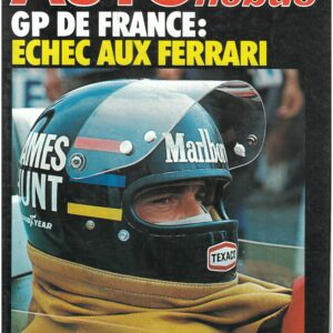 Auto Hebdo N°21 G.P FRANCE : ECHEC FERRARI / MOSPORT F.5000 / MAROC / LOHEAC