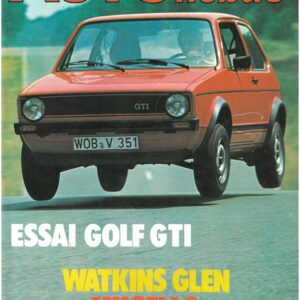 Auto Hebdo N°22 15/07/1976 GP FRANCE GOLF GTI