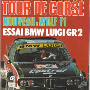 Auto hebdo N°37 11/11/1976 WOLF F1 BMW LUIGI Gr2 TOUR DE CORSE
