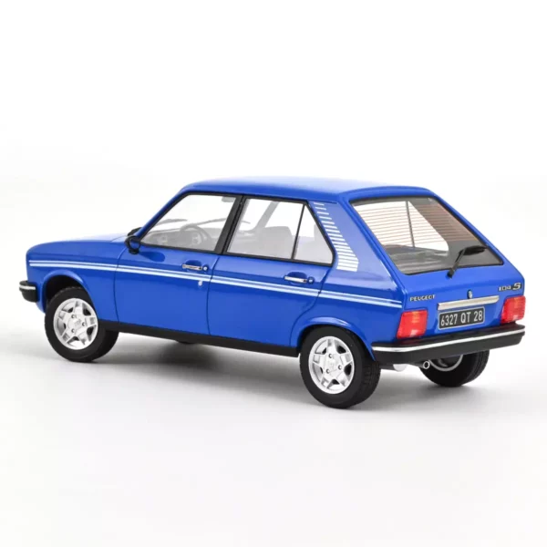 Peugeot 104 S 1981 Bleu Ibis 1/18 Norev – Image 7