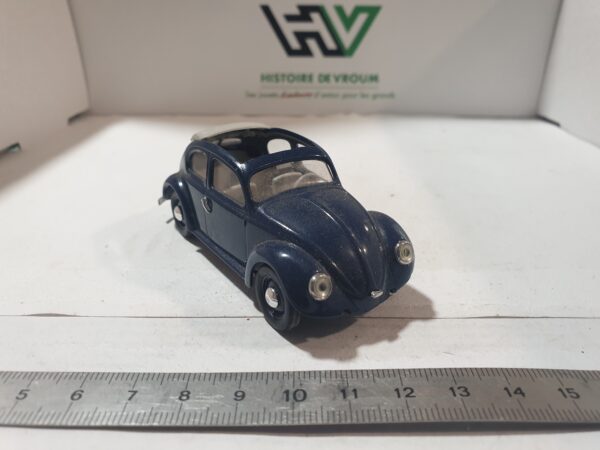 Volkswagen Coccinelle Bleue toit ouvrant Vitesse 1/43 – Image 5