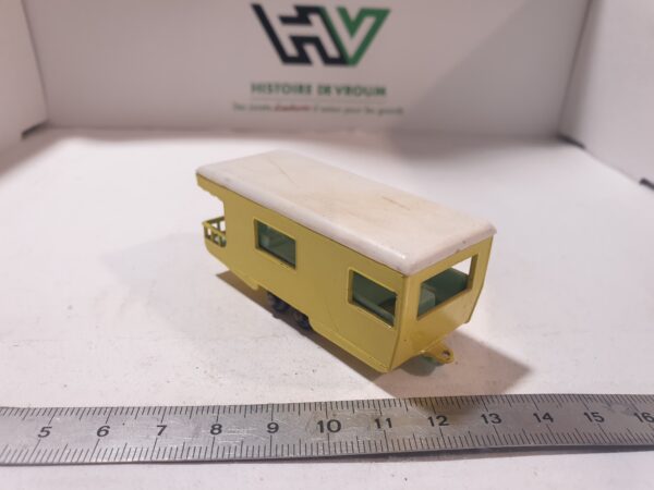 Caravane jaune Matchbox Lesney Trailer Caravan n°23 1966 – Image 5