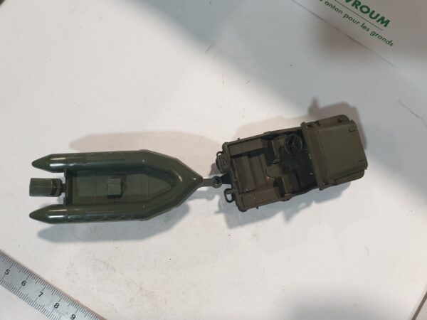 Jeep militaire avec remorque zodiac Solido 1/43 – Image 7