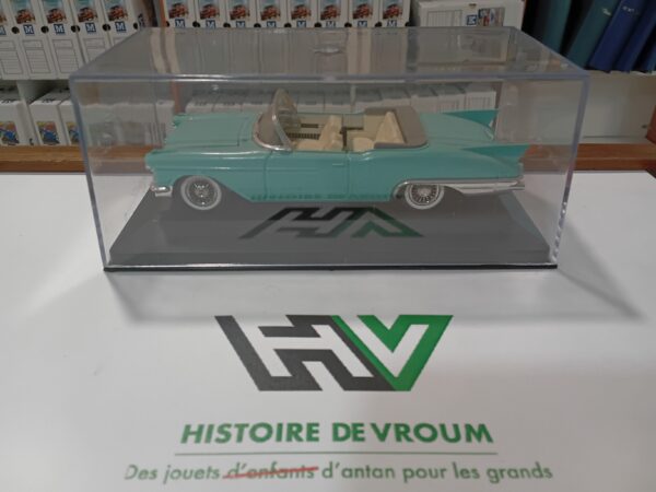 Cadillac Eldorado Biarritz 1957 Bleue Solido 1/43